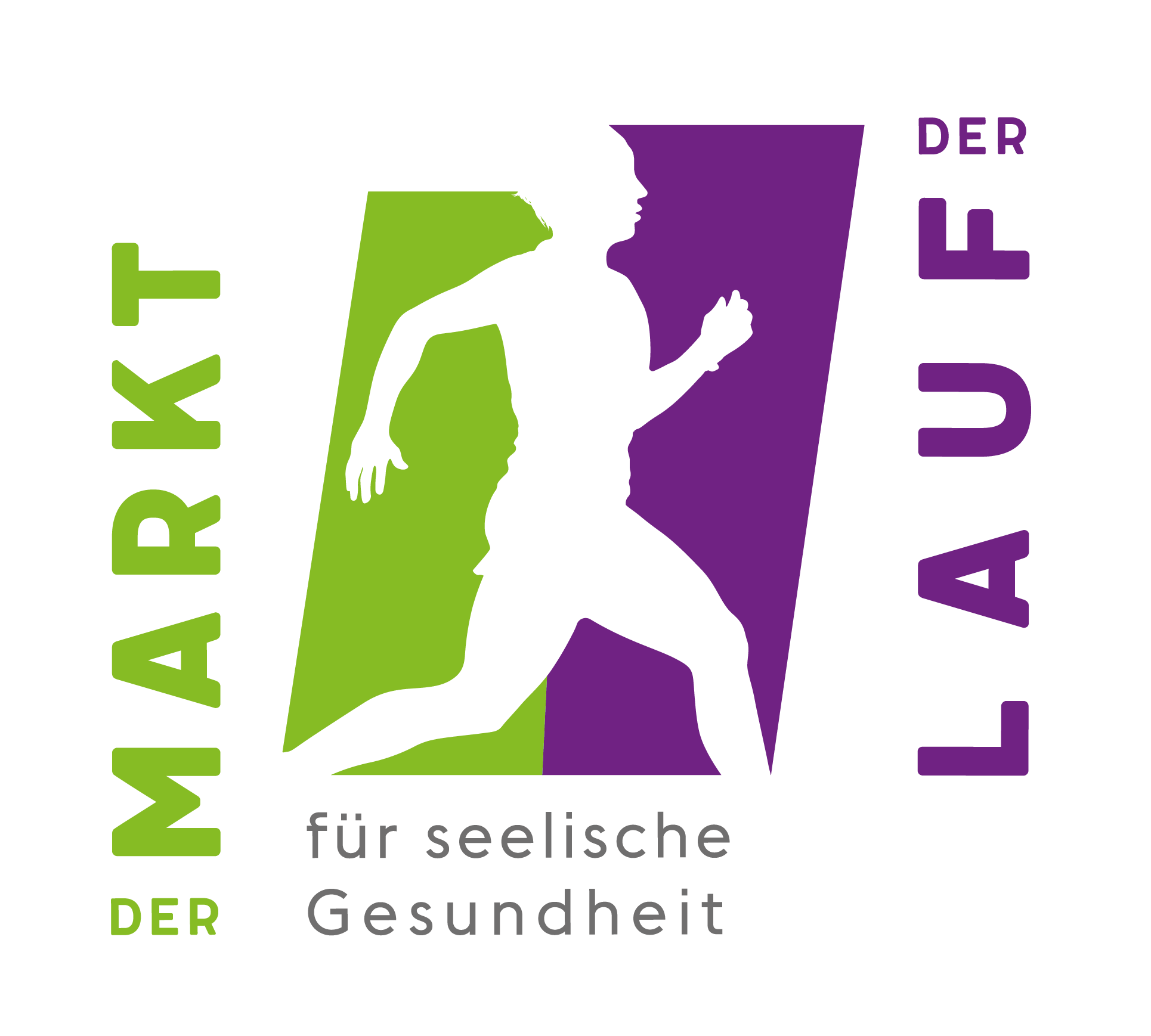 Logo MARKT und LAUF für seelische Gesundheit, Variante 2026